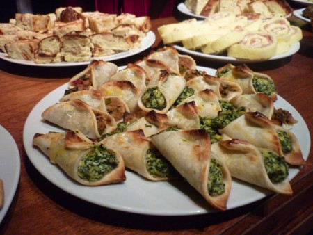 Nuestros deliciosos pañueliitos de verdura...